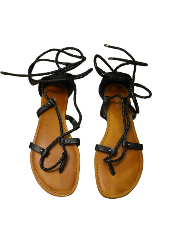 Express Shoes - EXPRESS Women’s Black Gladiator Sandals - Sleek Summer Style